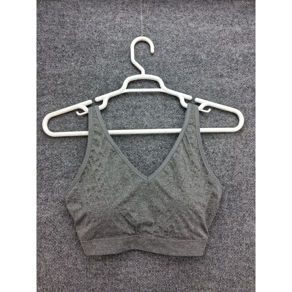 Auden Seamless Bralette Womens 1x Gray Lined